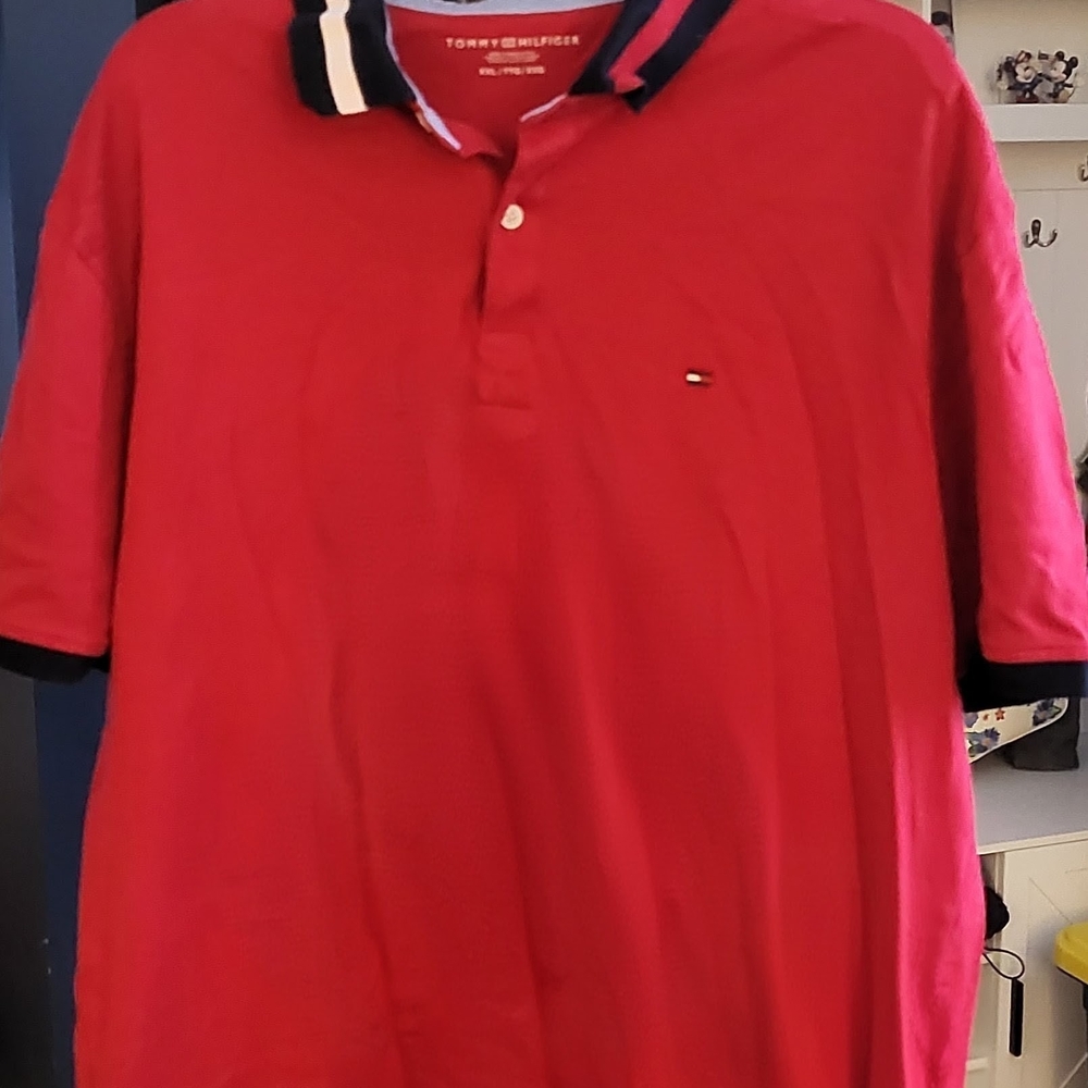 Tommy Hilfiger Men's Polo in Vibrant Red